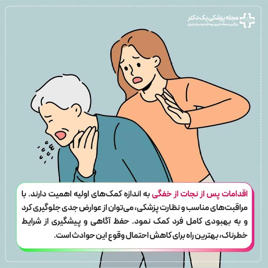 اقدامات اولیه در هنگام خفگی