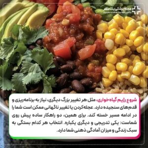 شروع رژیم گیاهخواری